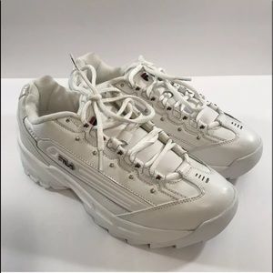VINTAGE 90’s Women’s Chunky FILA White Sneakers